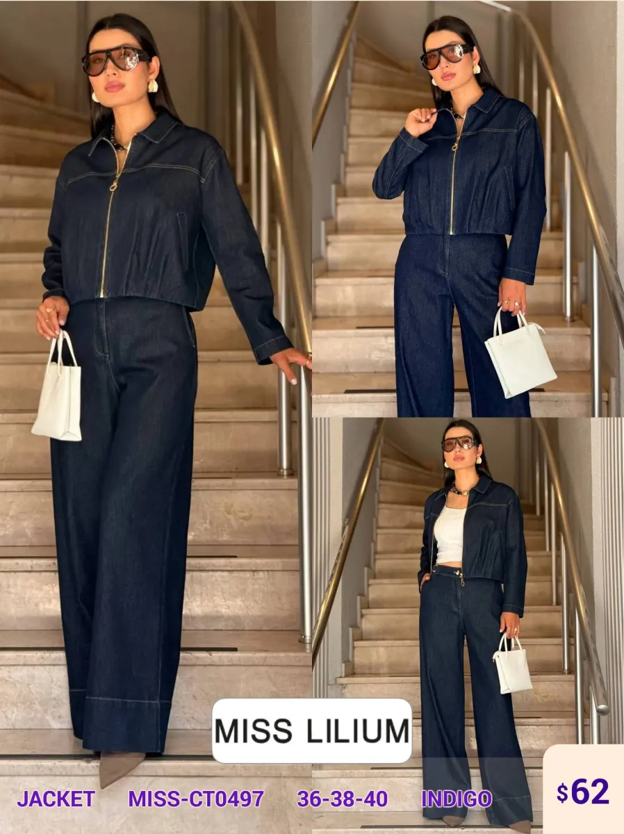 Жакет MISS LILIUM (Navy, модель MISS-CT0497) оптом