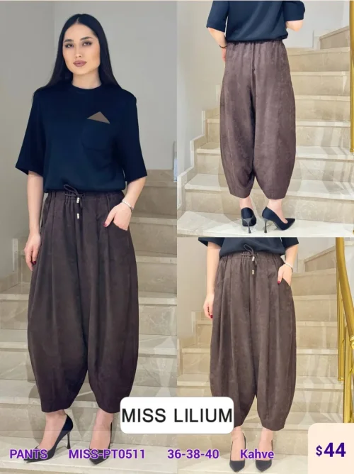 Брюки MISS LILIUM (Brown, модель MISS-PT0511) оптом
