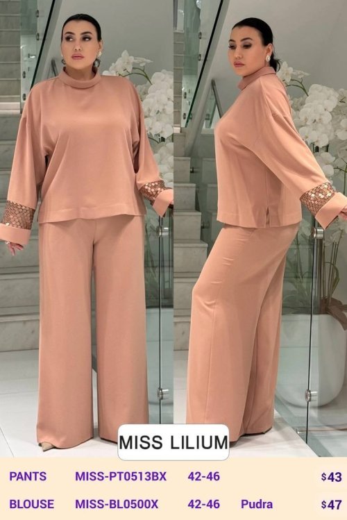 Блузка MISS LILIUM (Pink, модель MISS-BL0500X) оптом