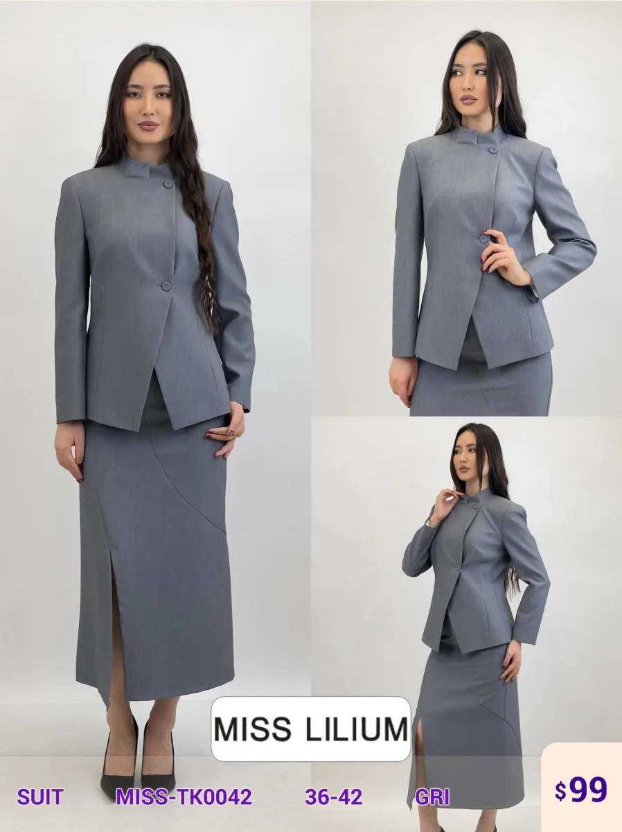 Костюмы и комплекты MISS LILIUM (Gray, модель MISS-TK0042) оптом