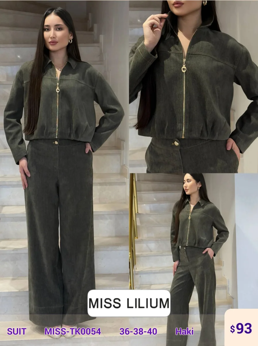 Костюмы и комплекты MISS LILIUM (Olive, модель MISS-TK0054) оптом