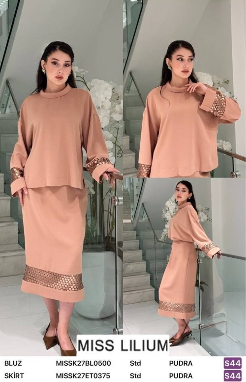 Юбка MISS LILIUM (Розовый, модель ET0375) оптом