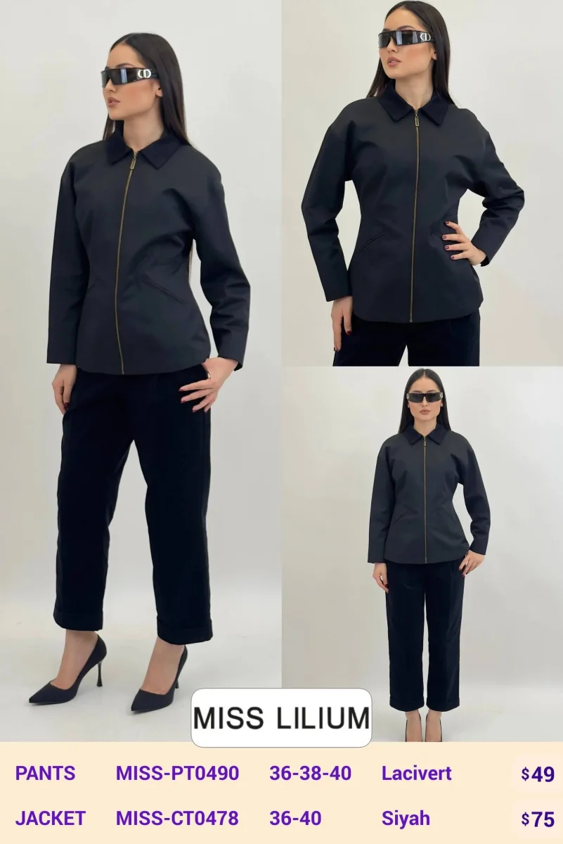 Жакет MISS LILIUM (Black, модель MISS-CT0478) оптом
