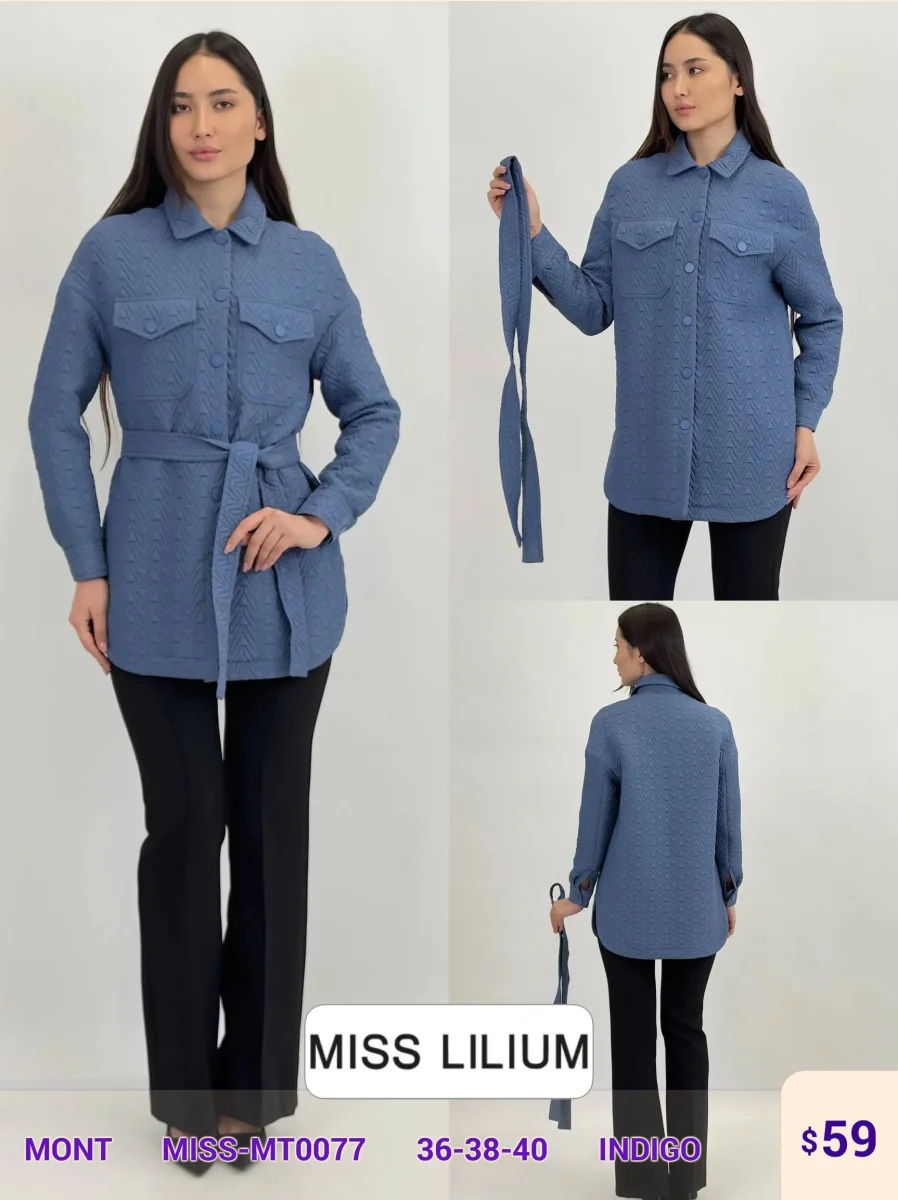 Жакет MISS LILIUM (Navy, модель MISS-MT0077) оптом
