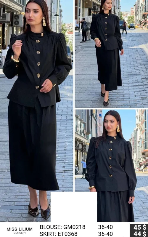 Платье MISS LILIUM (Black, модель ET0368) оптом