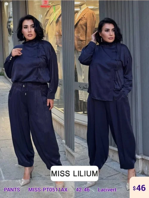 Брюки MISS LILIUM (Navy, модель MISS-PT0511AX) оптом