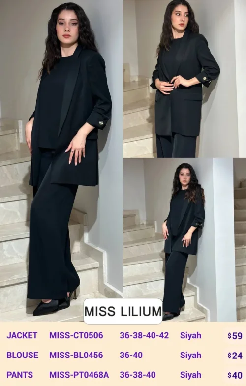 Жакет MISS LILIUM (Black, модель MISS-CT0506) оптом