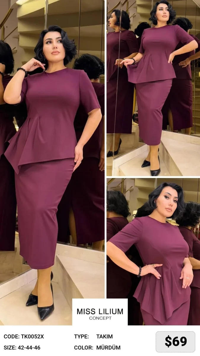 Костюмы и комплекты MISS LILIUM (Purple, модель TK0052X) оптом