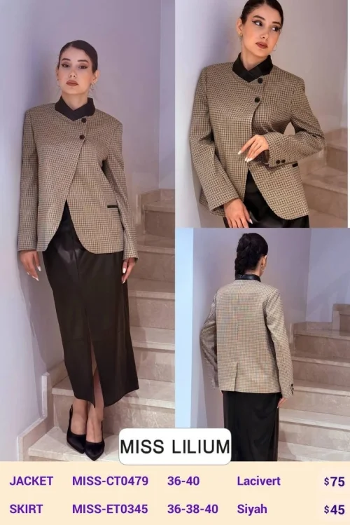 Жакет MISS LILIUM (Navy, модель MISS-CT0479) оптом