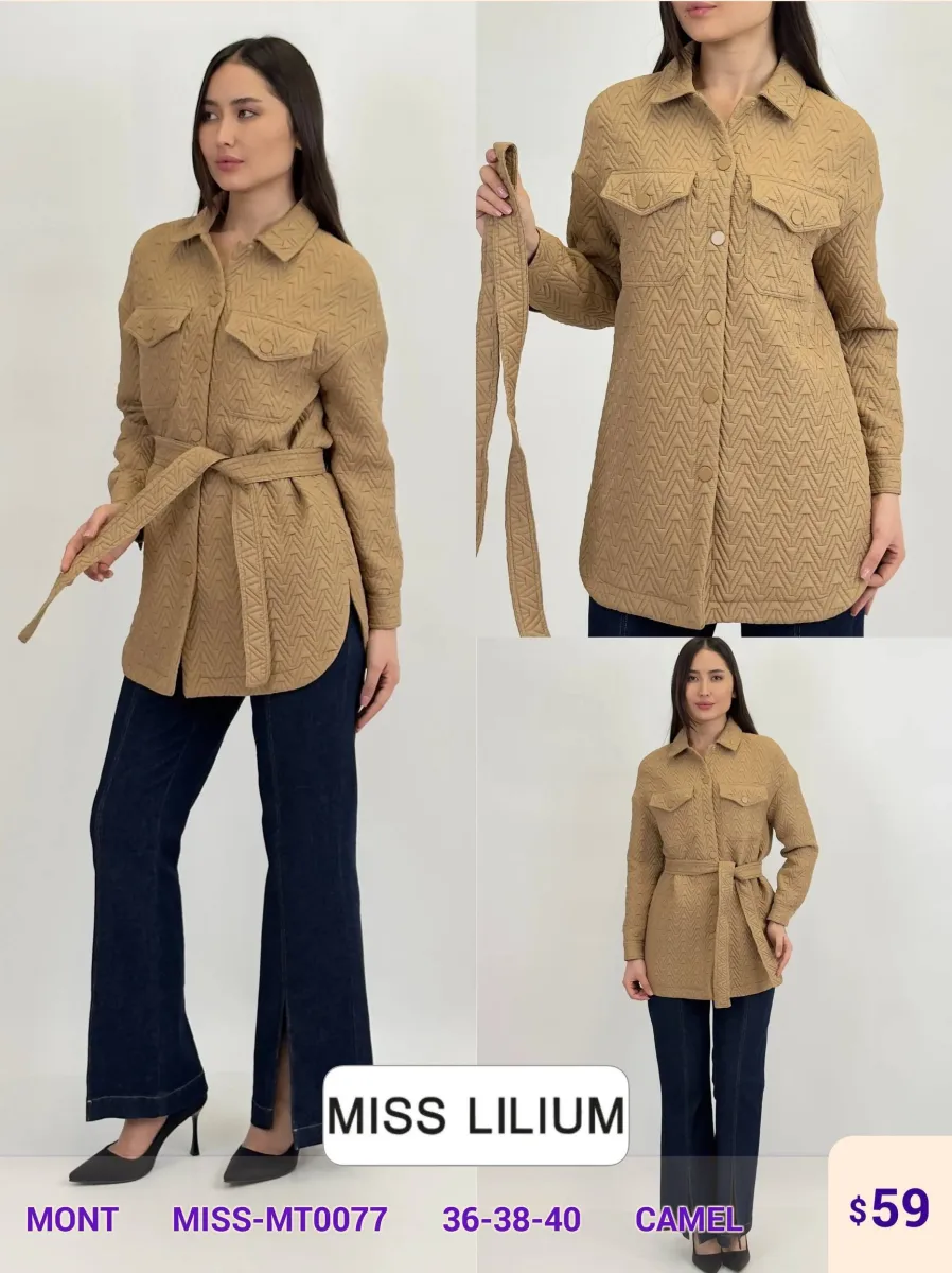 Жакет MISS LILIUM (Camel, модель MISS-MT0077) оптом