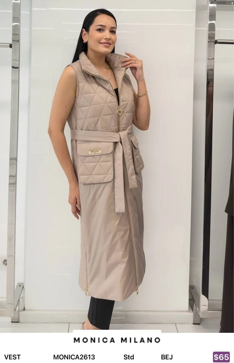 Жилет MONICA MILANO (Beige, модель MONICA2613) оптом