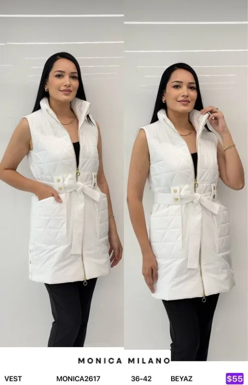 Жилет MONICA MILANO (White, модель MONICA2617) оптом