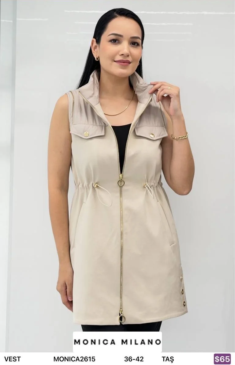 Жилет MONICA MILANO (Light gray, модель MONICA2615) оптом
