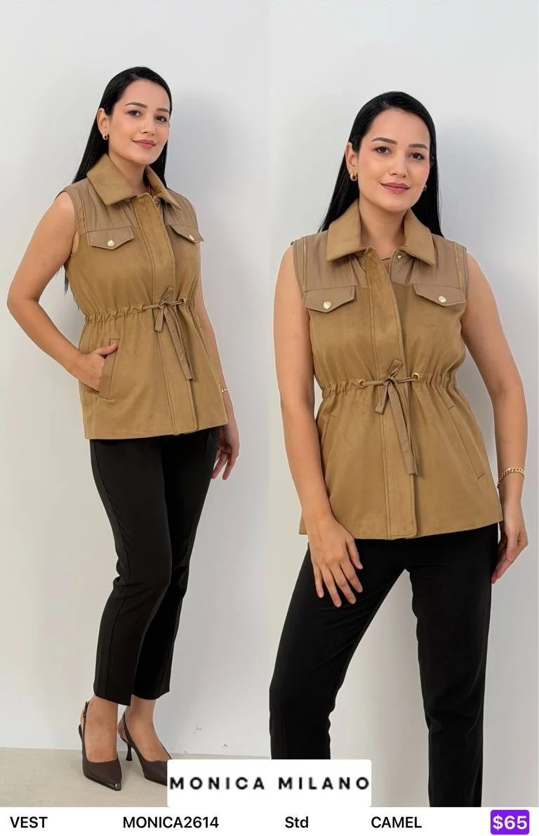 Жилет MONICA MILANO (Camel, модель MONICA2614) оптом