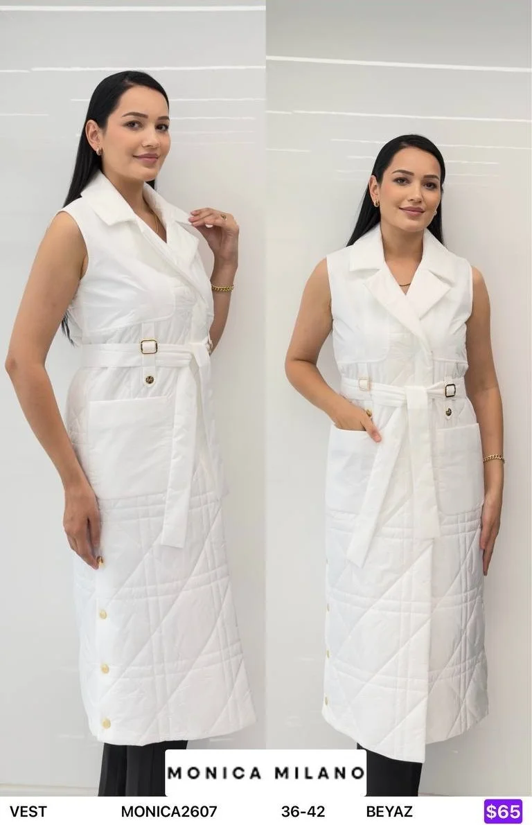 Жилет MONICA MILANO (White, модель MONICA2607) оптом