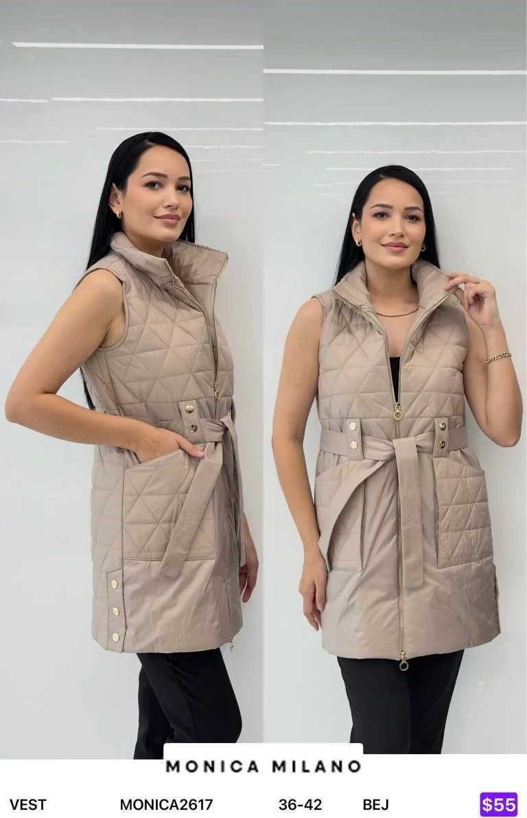 Жилет MONICA MILANO (Beige, модель MONICA2617) оптом
