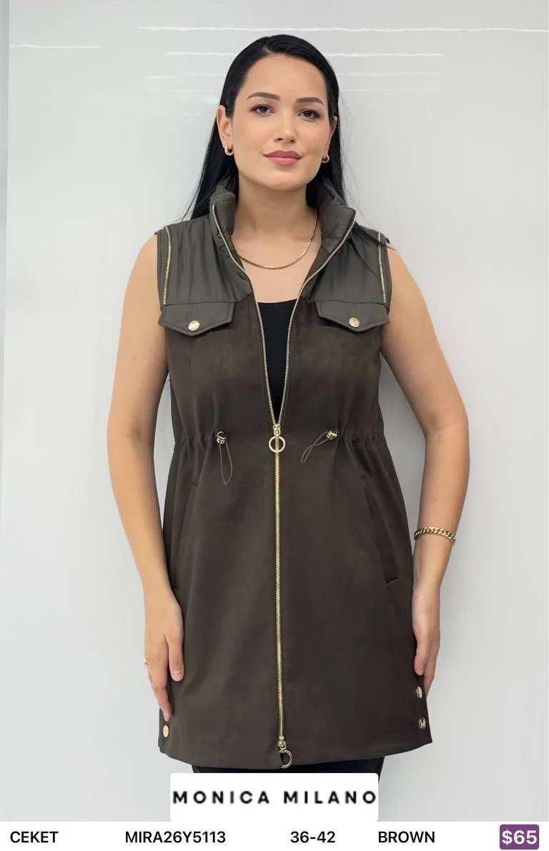 Жакет MONICA MILANO (Brown, модель MIRA26Y5113) оптом