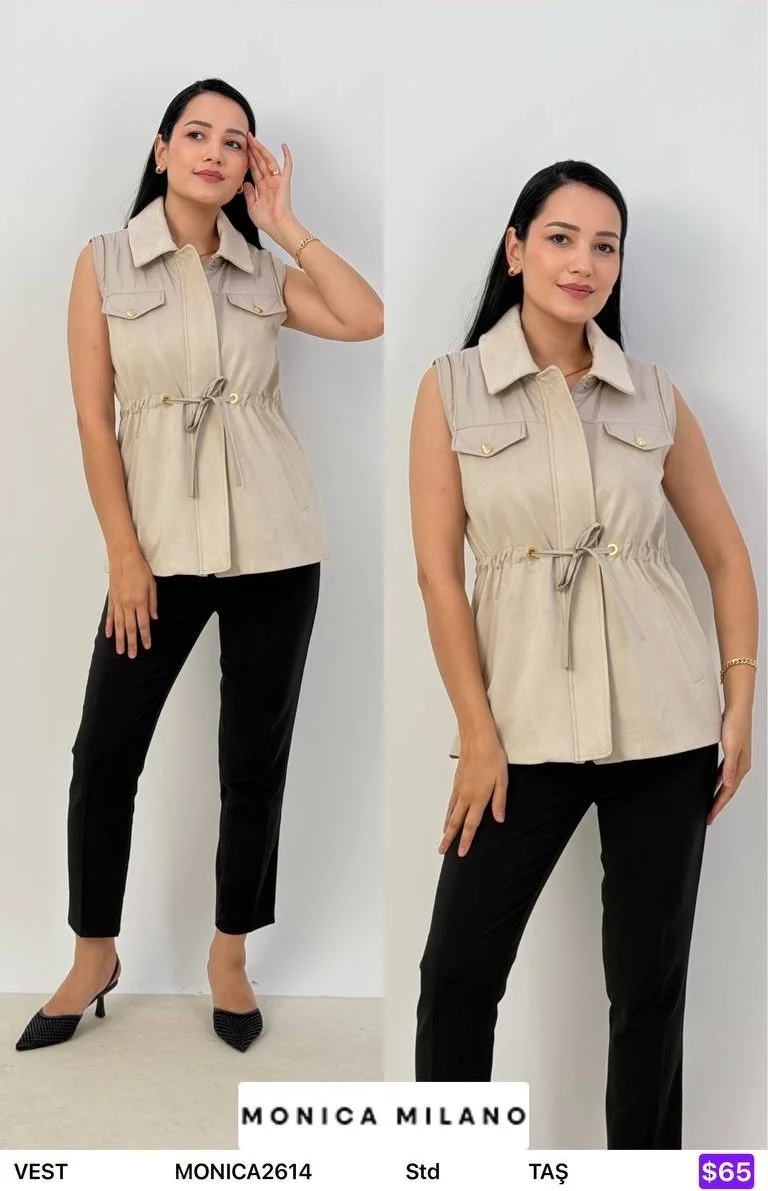 Жилет MONICA MILANO (Light gray, модель MONICA2614) оптом