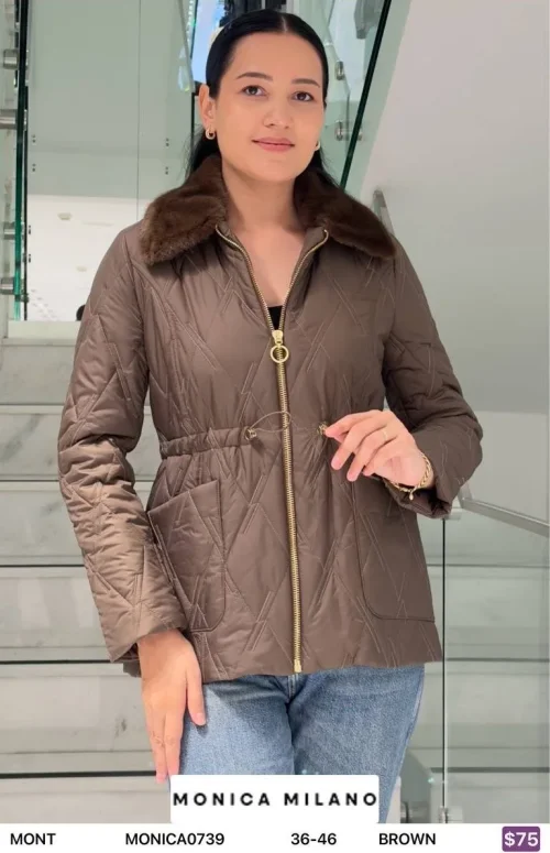 Жакет MONICA MILANO (Brown, модель MONICA0739) оптом