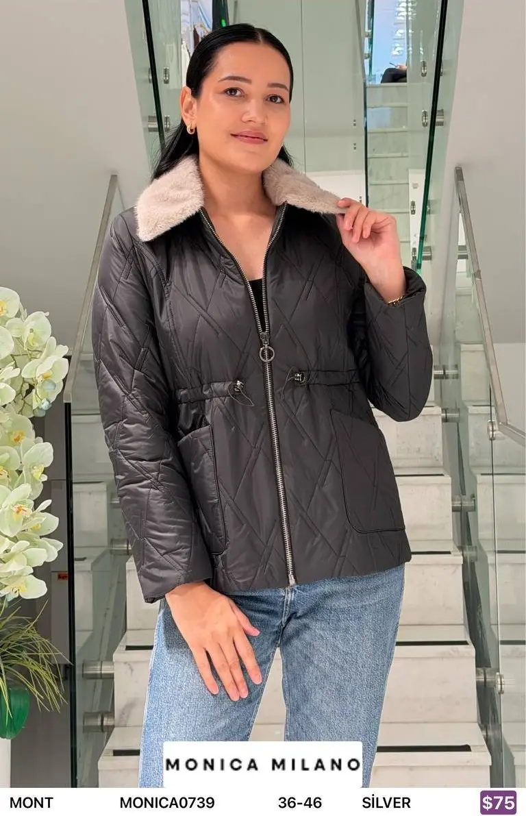 Жакет MONICA MILANO (Light gray, модель MONICA0739) оптом