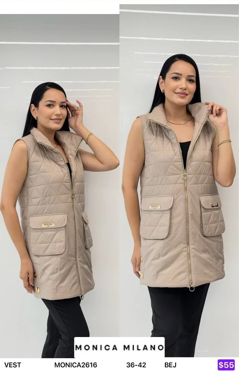 Жилет MONICA MILANO (Beige, модель MONICA2616) оптом