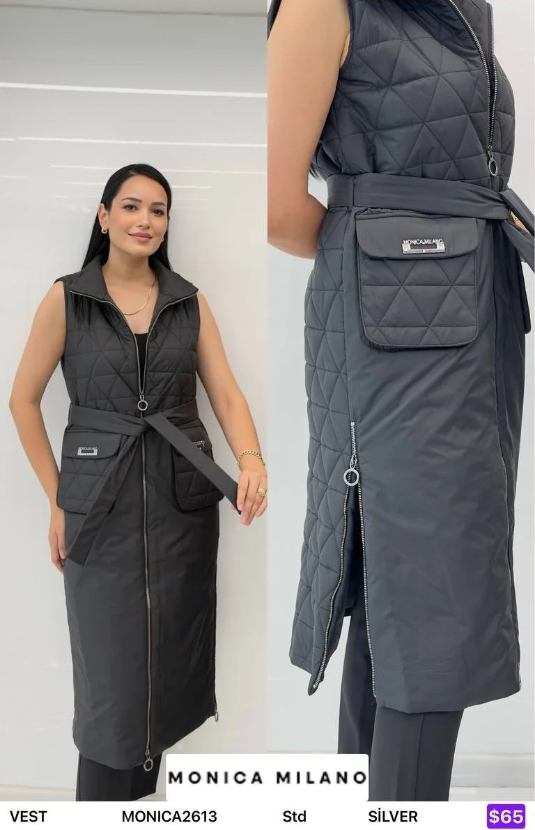 Жилет MONICA MILANO (Light gray, модель MONICA2613) оптом