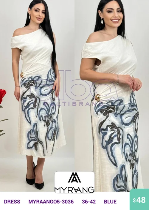 Платье MY RAANG (Синий, модель MYRAANG05-3036) оптом