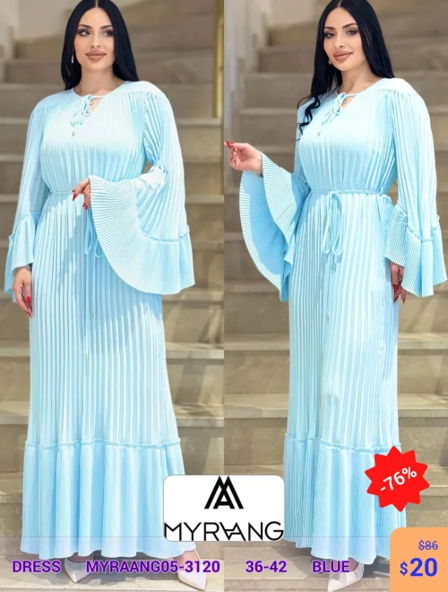 Платье MY RAANG (Синий, модель MYRAANG05-3120) оптом