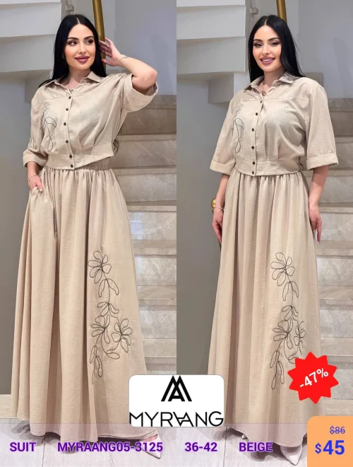 Костюм MY RAANG (Бежевый, модель MYRAANG05-3125) оптом