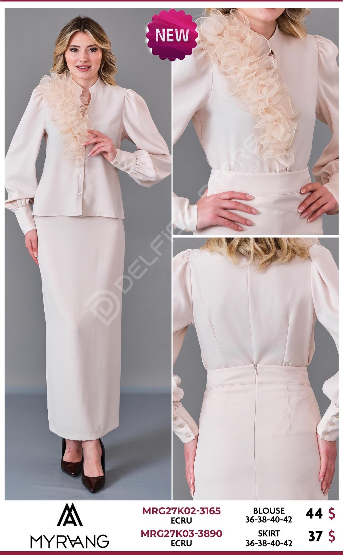 Блузка MY RAANG (Cream, модель MRG27K02-3165) оптом