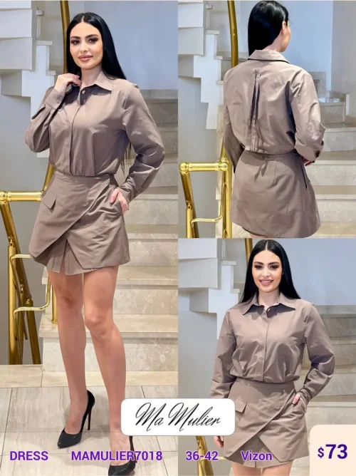 Платье MY RAANG (Beige, модель MAMULIER7018) оптом