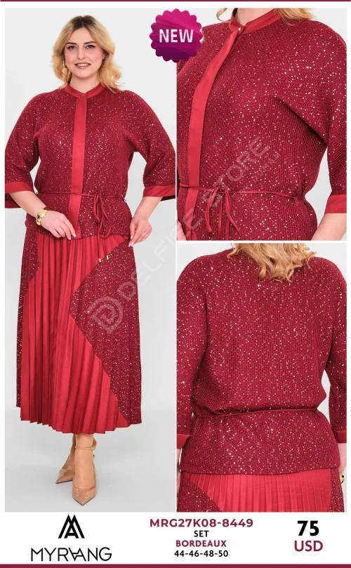 Костюмы и комплекты MY RAANG (Burgundy, модель MRG27K08-8449) оптом