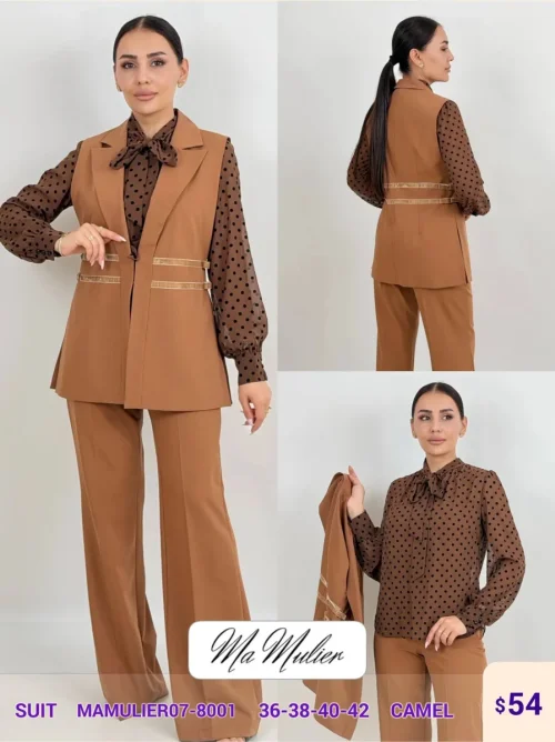 Костюмы и комплекты MY RAANG (Camel, модель MAMULIER07-8001) оптом