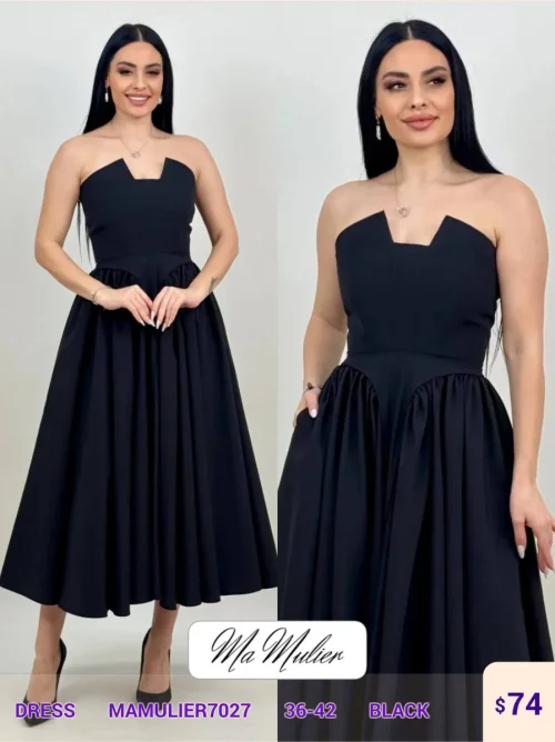 Платье MY RAANG (Black, модель MAMULIER7027) оптом