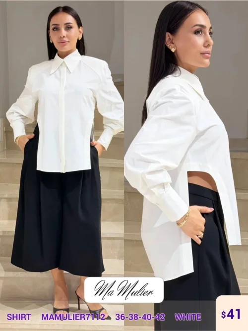 Рубашка MY RAANG (White, модель MAMULIER7112) оптом