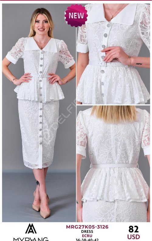 Платье MY RAANG (Кремовый, модель MRG27K05-3126) оптом
