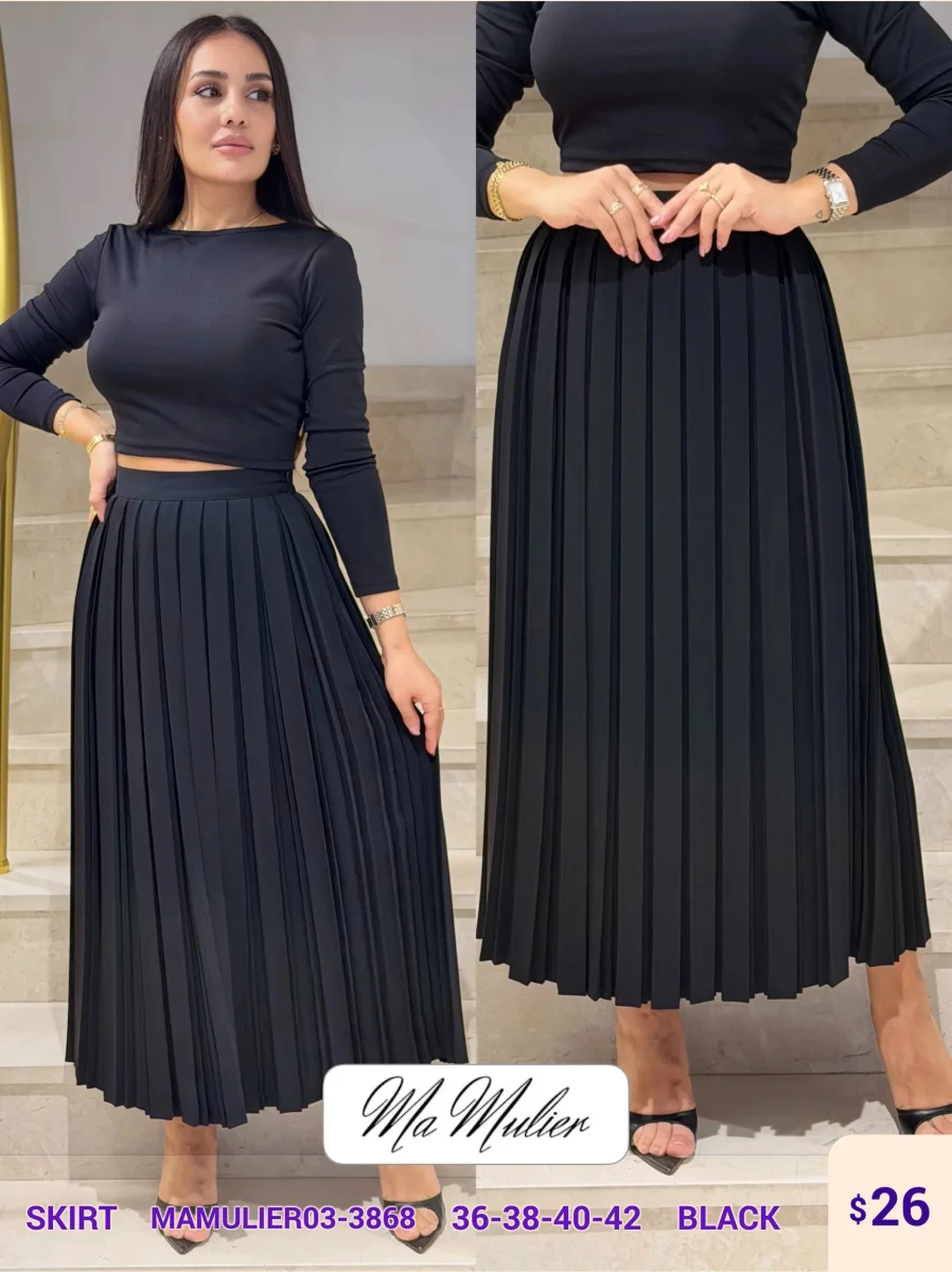 Юбка MY RAANG (Black, модель MAMULIER03-3868) оптом