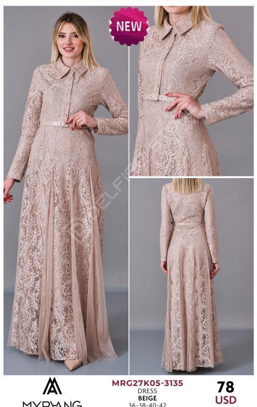 Платье MY RAANG (Бежевый, модель MRG27K05-3135) оптом
