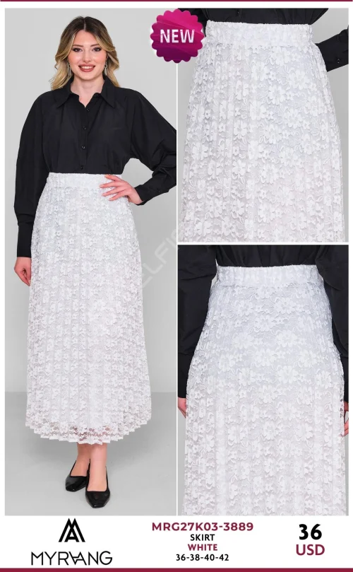 Юбка MY RAANG (White, модель MRG27K03-3889) оптом