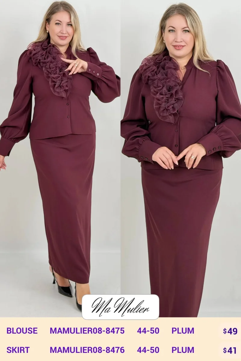 Блузка MY RAANG (Purple, модель MAMULIER08-8475) оптом