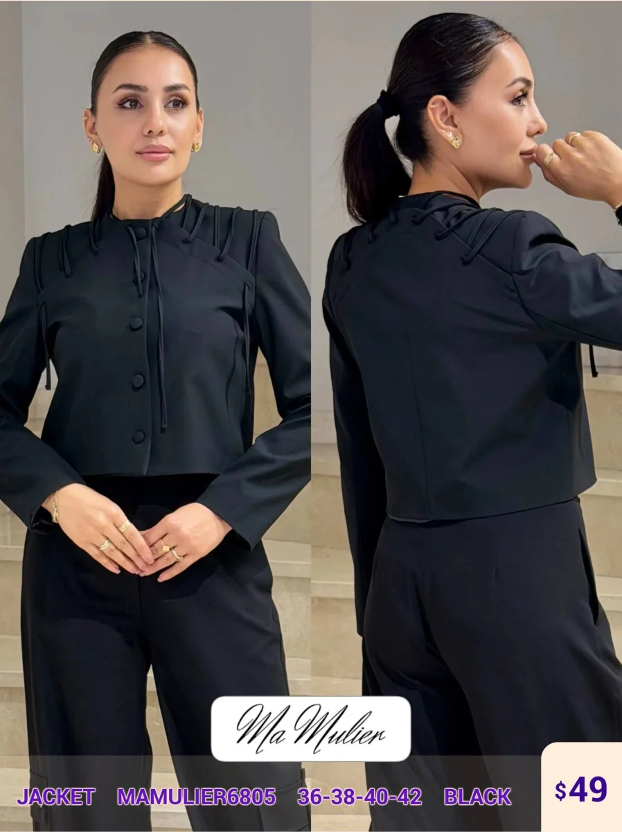 Жакет MY RAANG (Black, модель MAMULIER6805) оптом