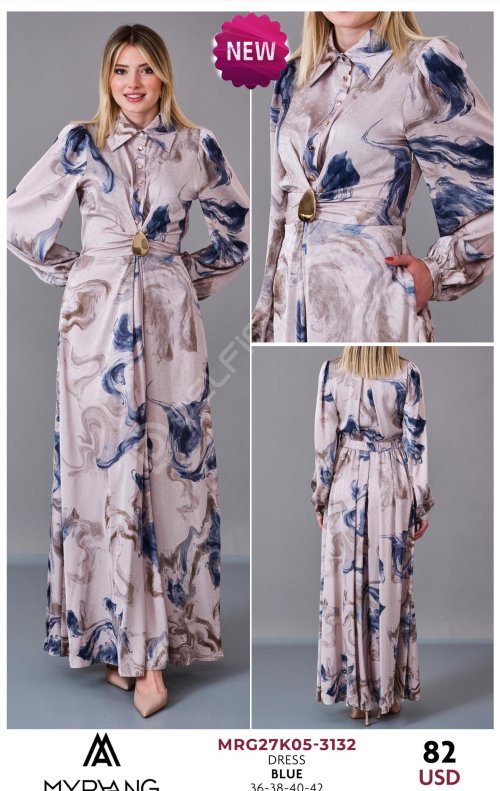 Платье MY RAANG (Синий, модель MRG27K05-3132) оптом