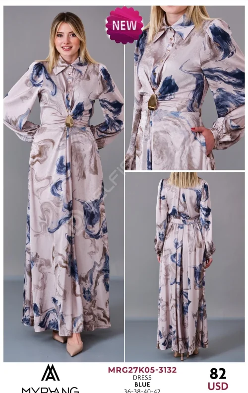 Платье MY RAANG (Синий, модель MRG27K05-3132) оптом