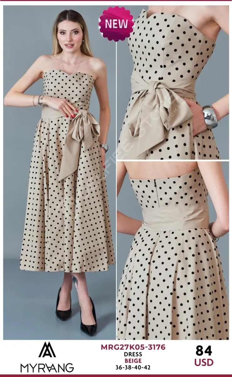 Платье MY RAANG (Beige, модель MRG27K05-3176) оптом