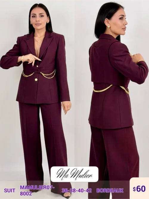 Костюмы и комплекты MY RAANG (Burgundy, модель MAMULIER07) оптом
