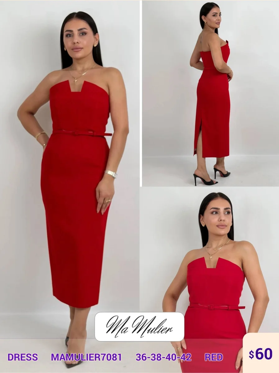 Платье MY RAANG (Red, модель MAMULIER7081) оптом