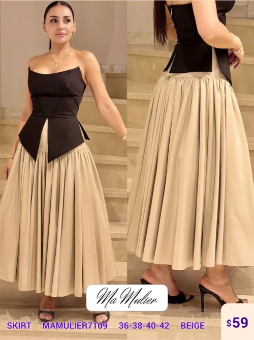Юбка MY RAANG (Beige, модель MAMULIER7109) оптом