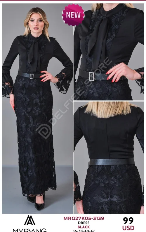 Платье MY RAANG (Черный, модель MRG27K05-3139) оптом