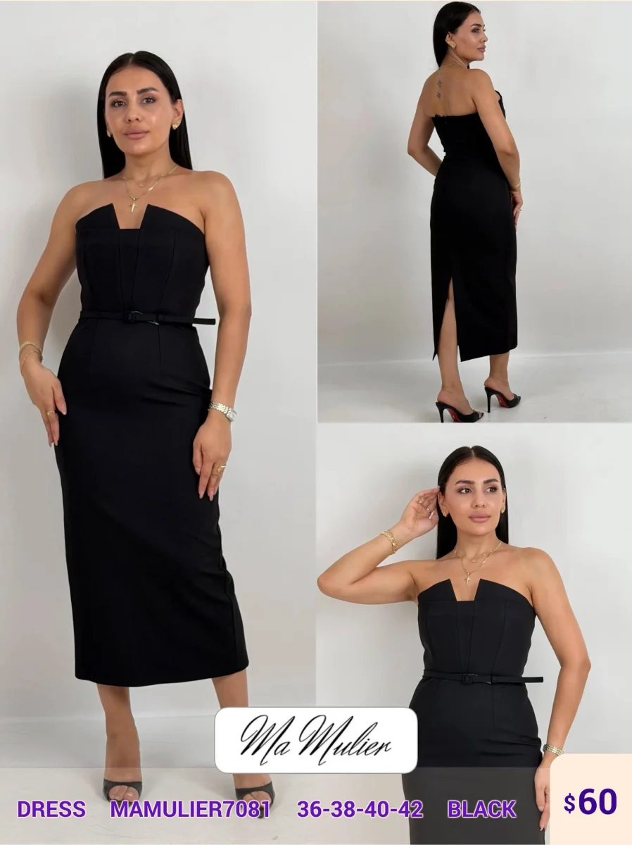 Платье MY RAANG (Black, модель MAMULIER7081) оптом