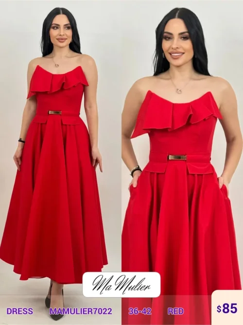 Платье MY RAANG (Red, модель MAMULIER7022) оптом